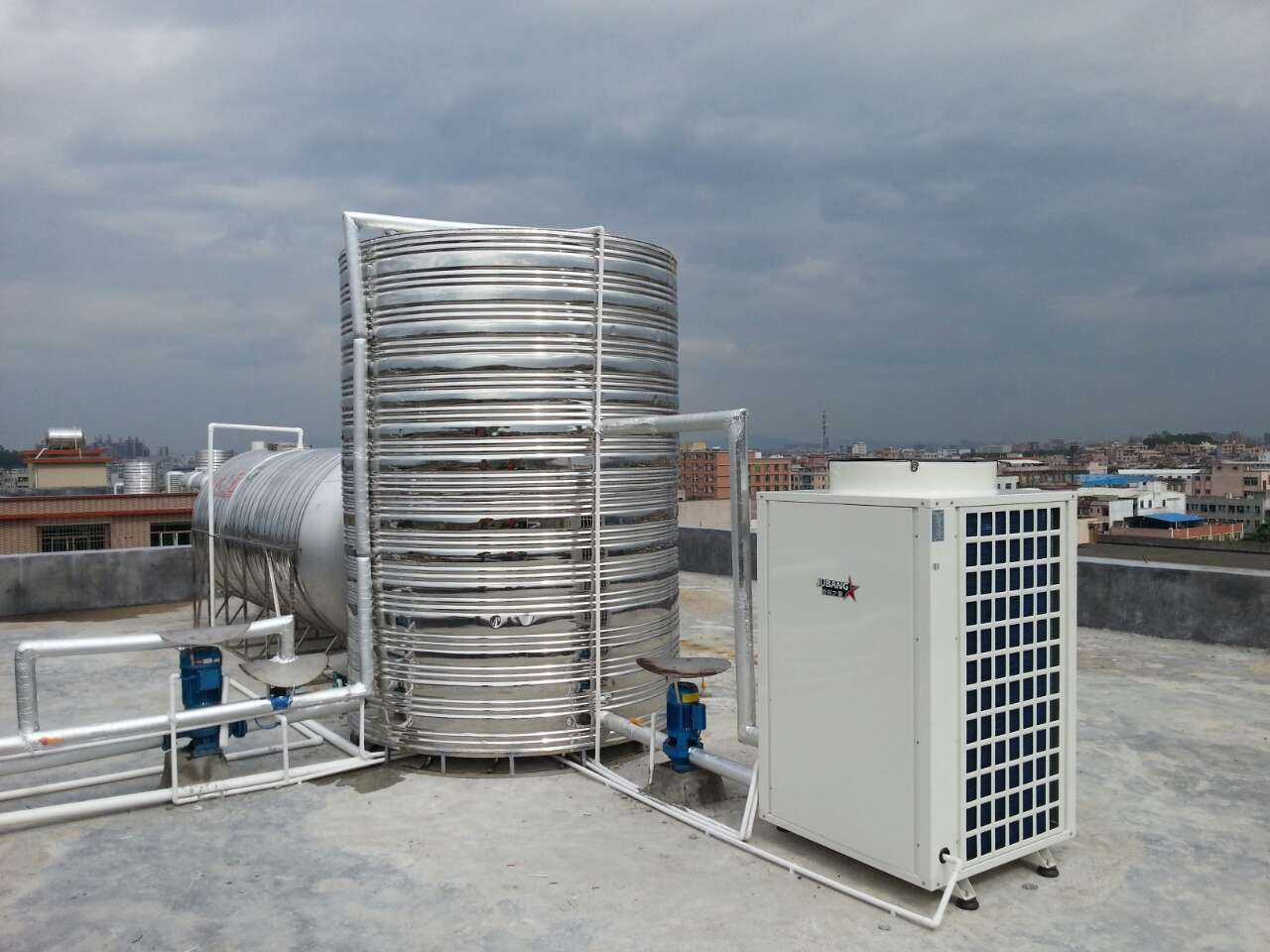 湖南空气能热水器厂家、热水工程
